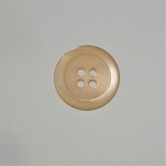 Brunello Cucinelli Replacement Button 4 Hole Beige Luster Button - Picture 8 of 9
